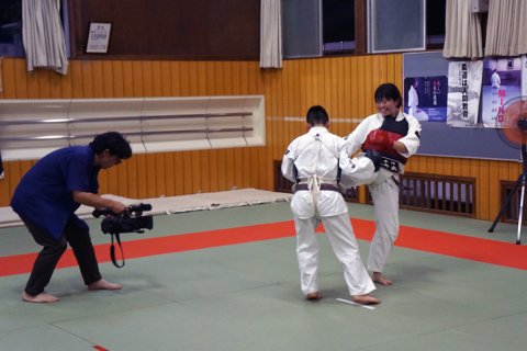 テレビ愛媛 EBC LiveNews「Dream+」 取材収録 by 今治拳友会