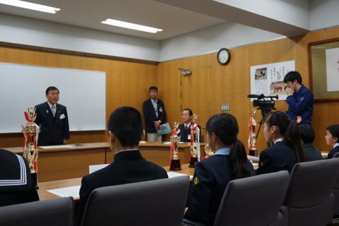 今治市長全国優勝報告並びに表敬訪問