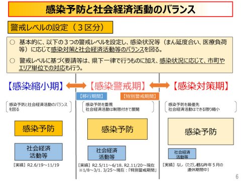新型コロナウイルス感染症の感染拡大回避に向けた取組等（愛媛県）