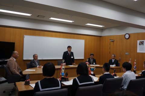 今治市長全国優勝報告並びに表敬訪問 今治市長全国優勝報告並びに表敬訪問