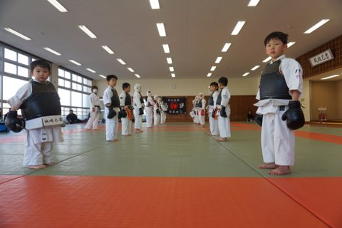 愛媛県日本拳法連盟強化練習・卒団式