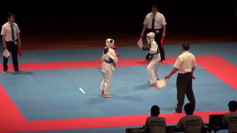 2018日本拳法総合選手権大会決勝戦(小学5年女子) by 今治拳友会