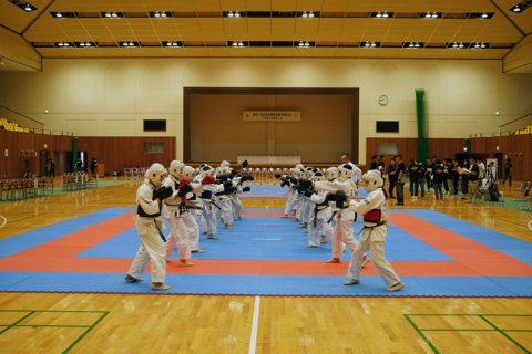 2018日本拳法愛媛県大会ウォーミングアップ by 今治拳友会