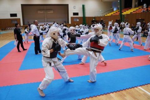 2018日本拳法愛媛県大会ウォーミングアップ by 今治拳友会