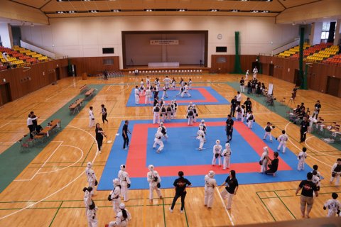 2018日本拳法愛媛県大会ウォーミングアップ by 今治拳友会