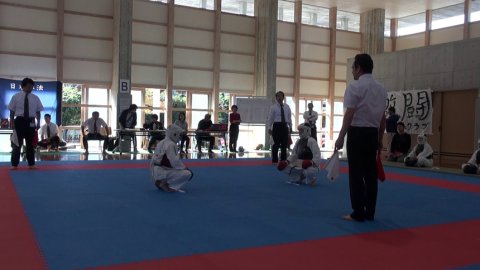 2018日本拳法徳島大会決勝戦(小学5・6年女子) by 今治拳友会