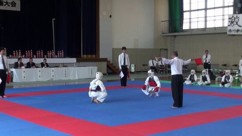 2018日本拳法岡山県決勝戦(小学4年生) by 今治拳友会