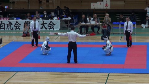 2018日本拳法白虎会大会決勝戦(小学6年生男子) by 今治拳友会