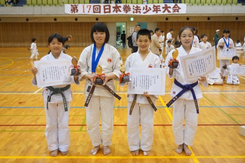 2019日本拳法全国少年大会個人戦決勝(小学6年女子) ver.今治拳友会