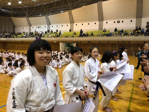 2019日本拳法全国少年大会個人戦決勝(中学2年女子) ver.今治拳友会