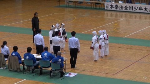 2019日本拳法全国少年大会団体戦決勝(中学生女子) ver.今治拳友会