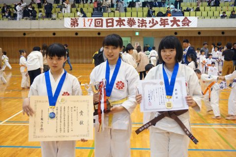2019日本拳法全国少年大会団体戦決勝(中学生女子) ver.今治拳友会