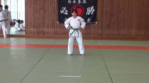 基本動作 (5級6級緑帯審査) by 愛媛県連盟審査 (2019/06/09)