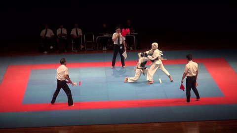 2019日本拳法総合選手権大会決勝戦(中学1年男子) by 今治拳友会