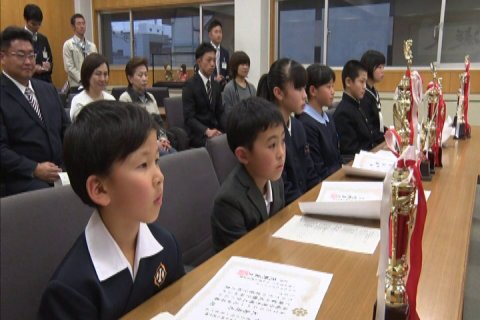 2019日本拳法全国大会入賞選手 市長表敬訪問