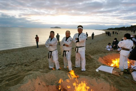 今治拳友会冬の祭典第9回寒稽古