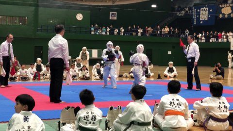 2020日本拳法白虎会大会決勝戦(小学校6年生女子) by 今治拳友会