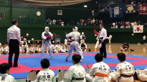 2020日本拳法白虎会大会決勝戦(中学1・2年生女子) by 今治拳友会
