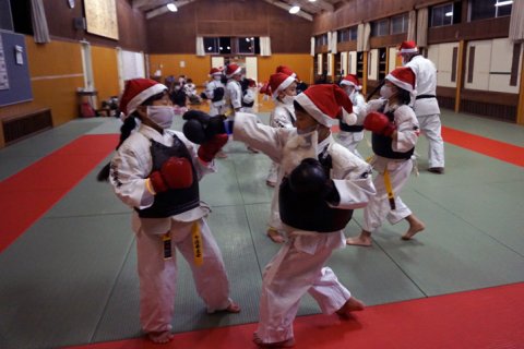 今治拳友会サタディナイト・クリスマス稽古