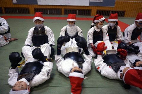 今治拳友会サタディナイト・クリスマス稽古