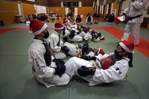 今治拳友会サタディナイト・クリスマス稽古