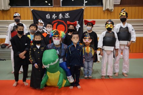 Happy Halloween　ハロウィン稽古 今治拳友会