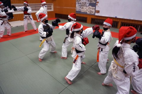 今治拳友会サタディナイト・クリスマス稽古