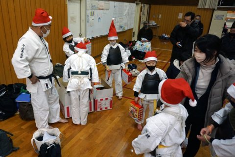 今治拳友会サタディナイト・クリスマス稽古