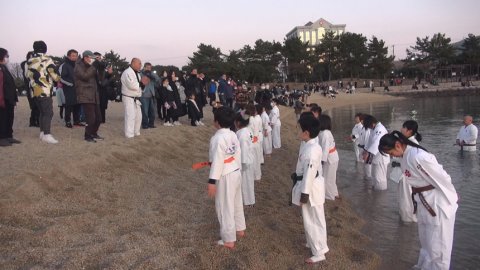 今治拳友会冬の祭典 第一部 第10回寒稽古