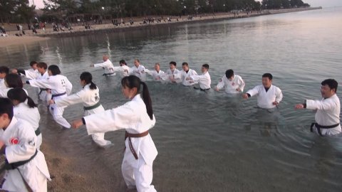 今治拳友会冬の祭典 第一部 第10回寒稽古