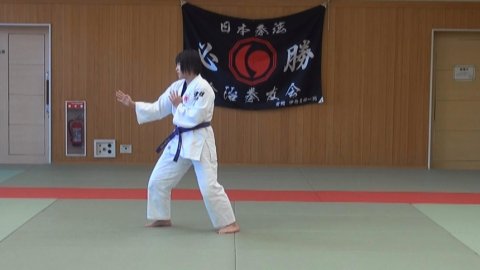 中級基本課題 (打撃編)(左)  by 愛媛県連盟審査(2023/02/05)