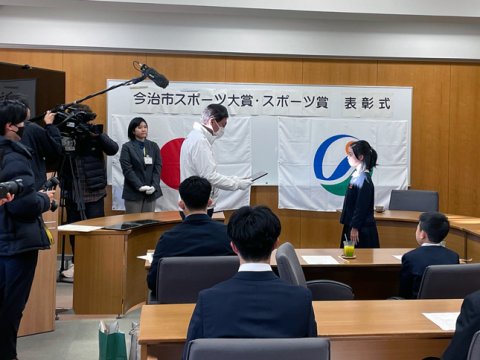 今治市文化・スポーツ賞表彰式（12月27日開催）