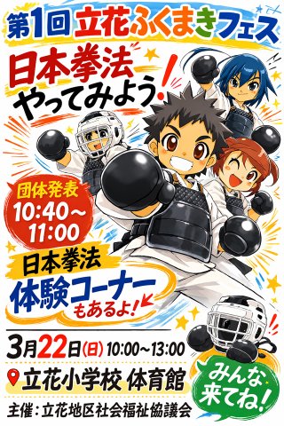 第1回 立花ふくまきフェスに参加します！