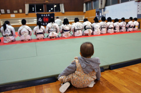 自主練習、元気玉爆発警報発令中！(笑)