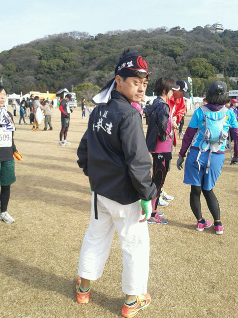 ばり男隊長ファイト～ in 愛媛マラソン2014