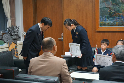 今治市長表敬訪問